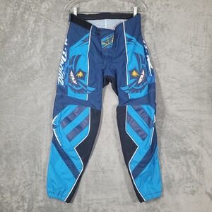 Fly Racing Race Pant Mens 30 Blue F-16 Motocross MX Riding Gear